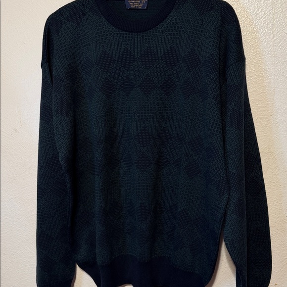 Brooks Brothers Dark Blue Crewneck 100 percent merino wool sweater - Picture 7 of 10